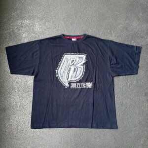 Men's Navy and Black T-shirt